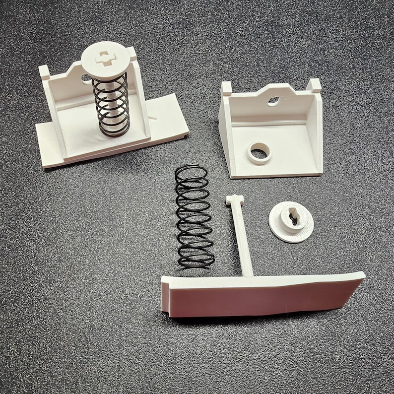 1990-1992 Cadillac Brougham Rear Chrome Stainless Spring Clip Assembly ...