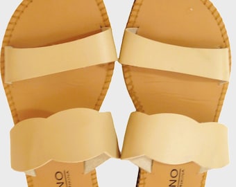 Zomerslippers dames met dubbele riem