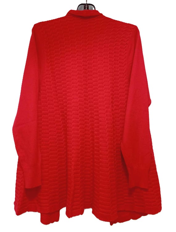 Women's Solid Cable Knit Cardigan - image 2