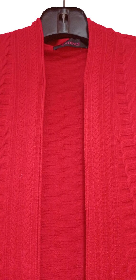 Women's Solid Cable Knit Cardigan - image 3