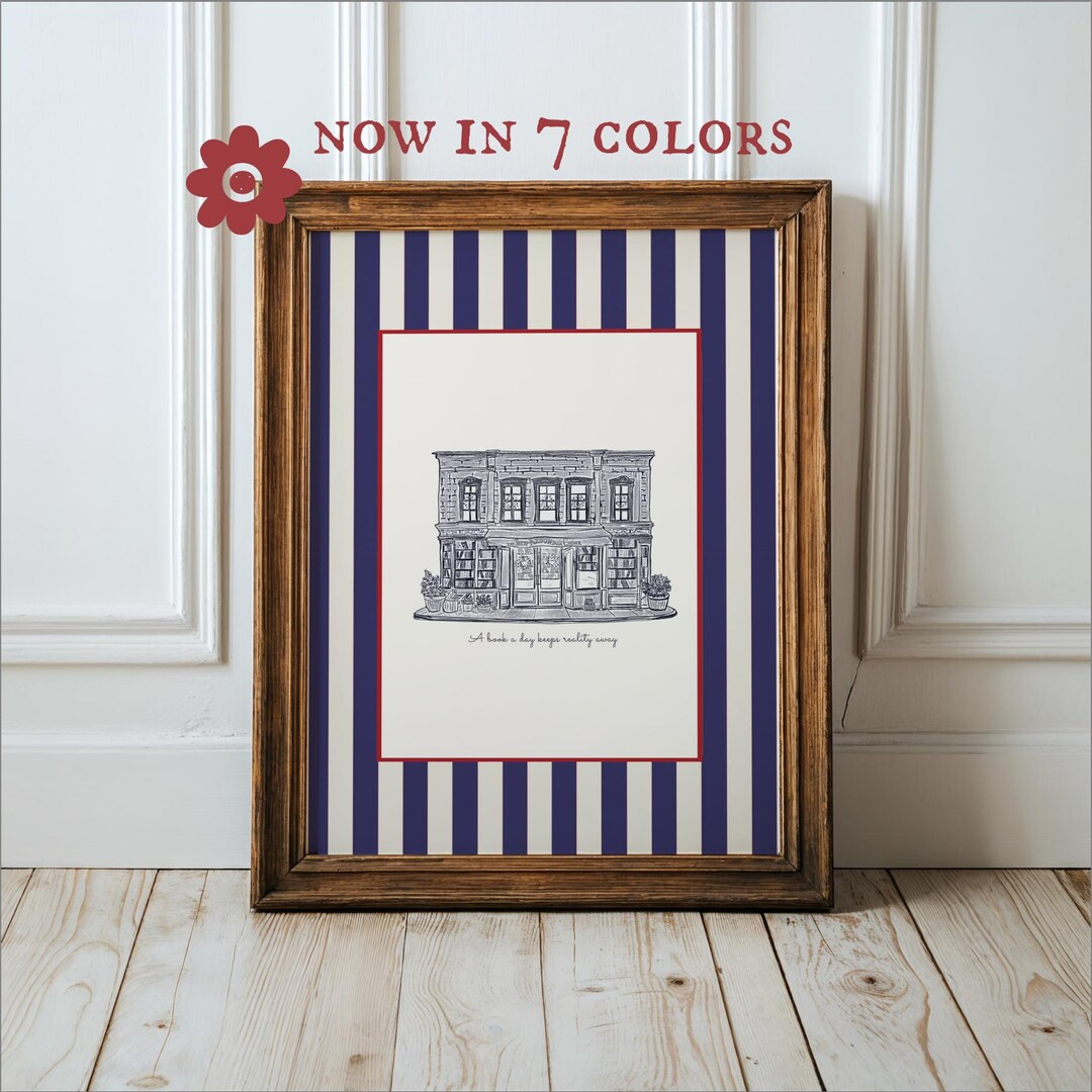 The Shop Around the Corner Poster You've Got Mail Illustration NYC Book ...
