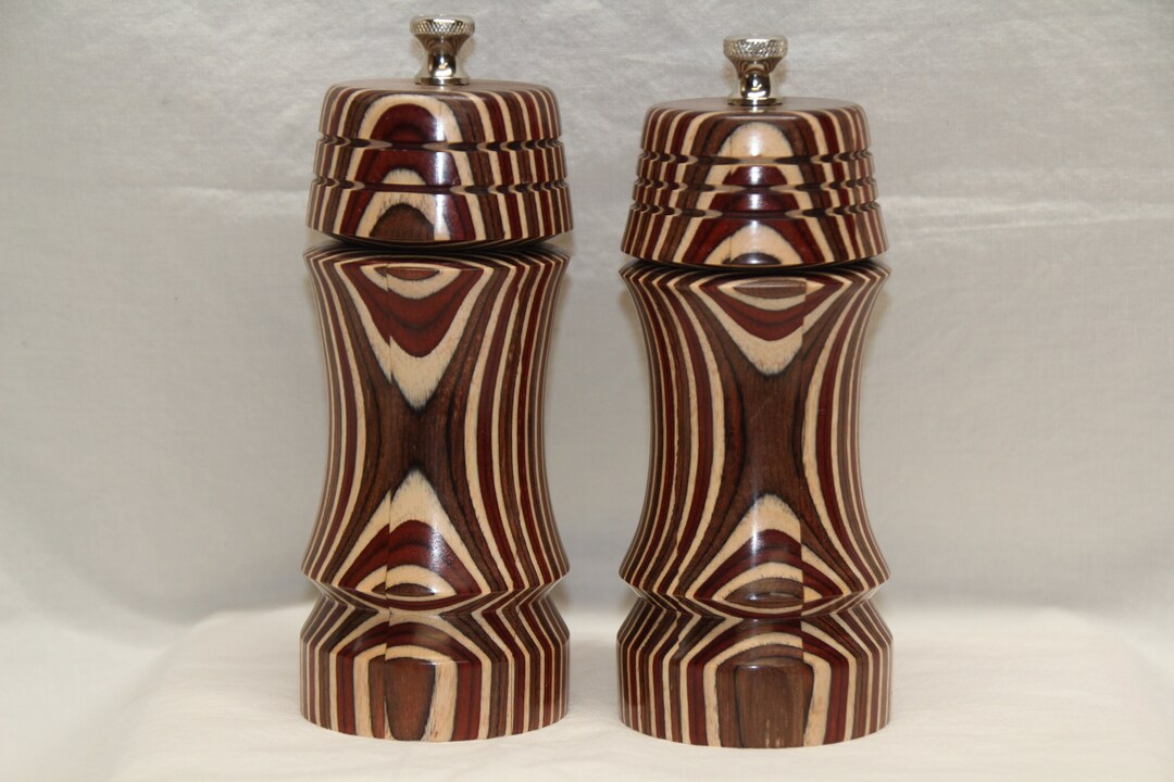6 Inch COLORWOOD SALT and PEPPERMILL Set Numbers 1870 and 1871 Etsy