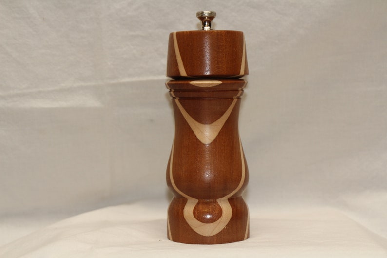 6 Inch HARDWOOD PEPPER MILL Number 1847 Etsy