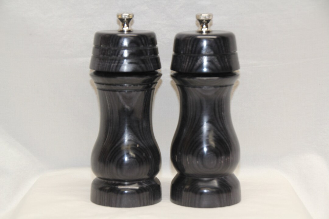 6 Inch COLORWOOD SALT and PEPPERMILL Set Numbers 1876 1877 Etsy