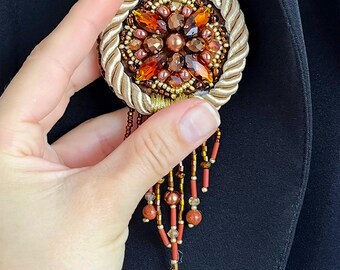 Blaues Auge Brosche, Perlen Kit DIY, Schmuckherstellung Ki, handgemachte Brosche, Böses Auge Brosche, Blaues Auge Schmuck, Auge Perlenarbeit, mystische Anstecknadel