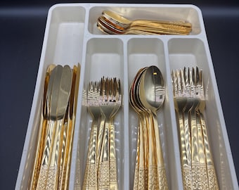 SBS Bestecke ゴールドカトラリーセット23／24K