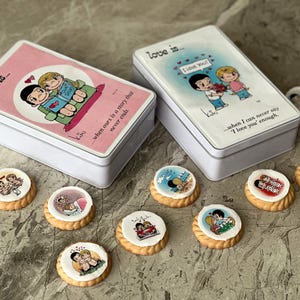 Valentine cookie, Valentine biscuit, Valentine gift, Love, Valentines cookies, Valentine Day, edlible gift, gift box, customized gift