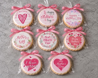 Mother’s Day Cookies | Best Mum Ever Biscuit Gift | Edible Printed Cookies | Mum Gift | Mother’s Day Treats | Mom Gift
