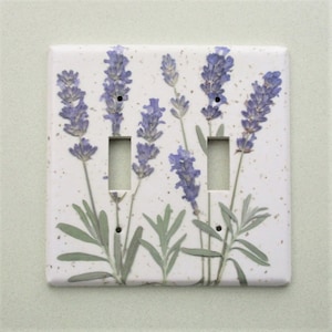 Lavender light switch covers