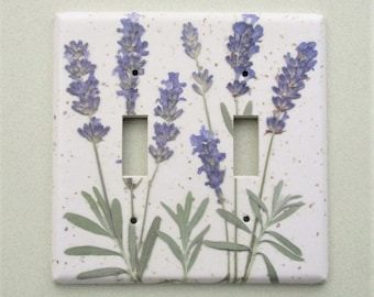 Lavender light switch covers