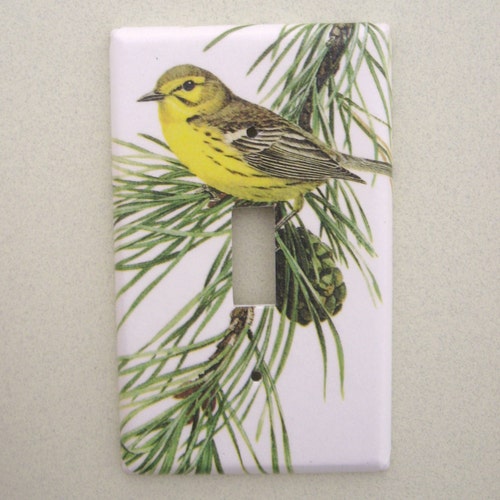 Chickadee Bird Light Switch Cover Switchplate Etsy