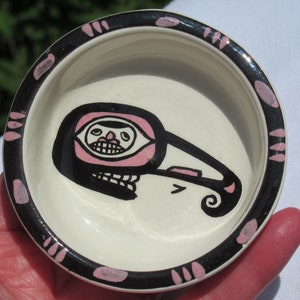 Lambert Potteries Ltd - LPC Vancouver British Columbia small hand painted BOWL by Mosquito
