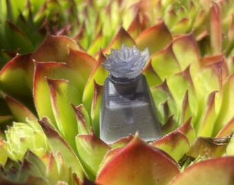 Succulent keycap number 2, translucent fits MX Cherry switches
