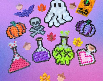 Handmade Perler Bead Halloween/fall Multi Assortment Pack - Etsy