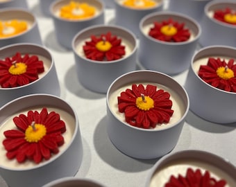 Bougies marguerites