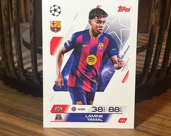ラミン・ヤマル「注目の選手」、2024/2025年Topps Match Attax Extraの