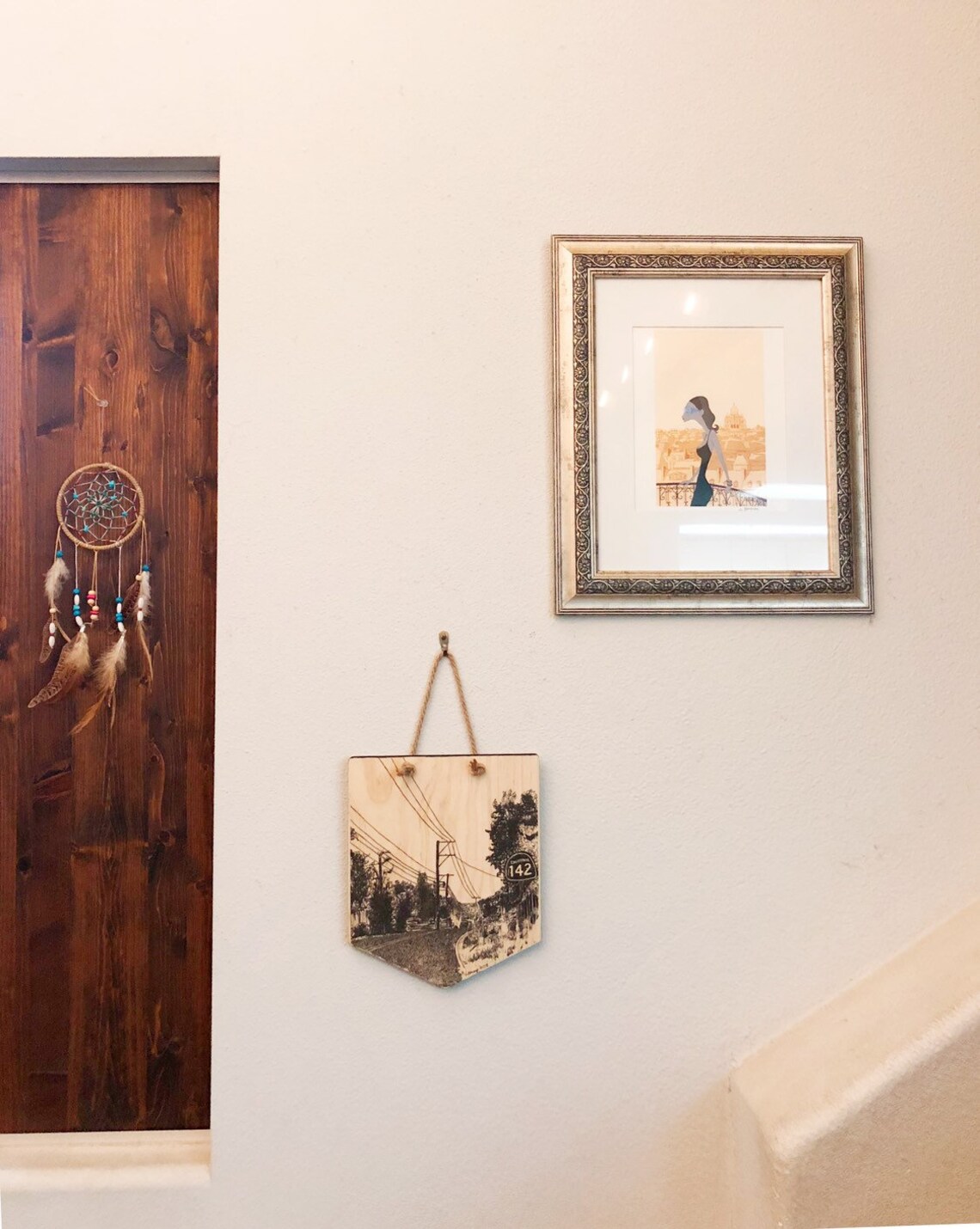 CA142 pared de madera original colgante | Etsy