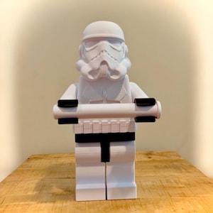 3D Printed Storm Trooper Toilet Paper Holder: Star Wars Bathroom Decor