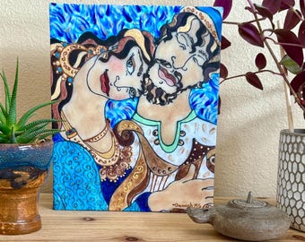Ruth & Boaz Wall Art Biblical Love Story Wedding or Anniversary Gift  Faith Based Decor