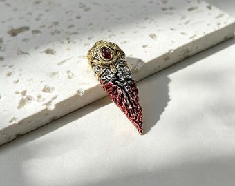 Blasphemous Claw Necklace | Elden Ring Jewelry, Rykard's Talisman, Gamer Gift