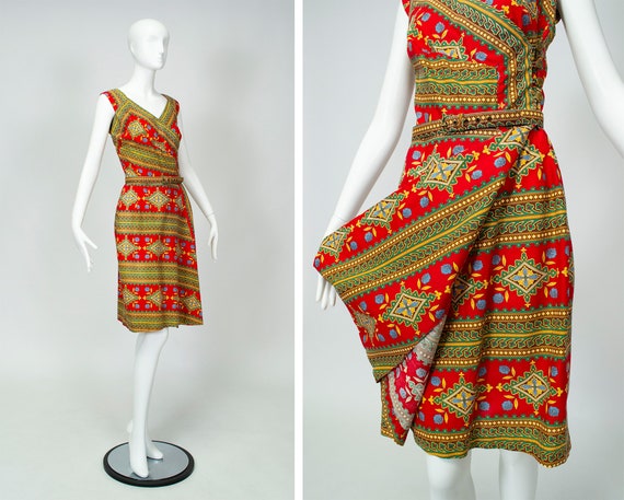 jamaican wrap dress