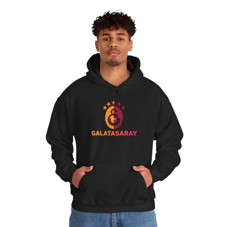 Galatasaray Fan Hoodie | Soccer Club Crest, Turkish Football, Fan Gift, Unisex image 9