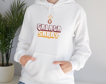 Galatasaray Hoodie | Turkish Football Club Crest, Warm Fleece, Unisex Fan Apparel