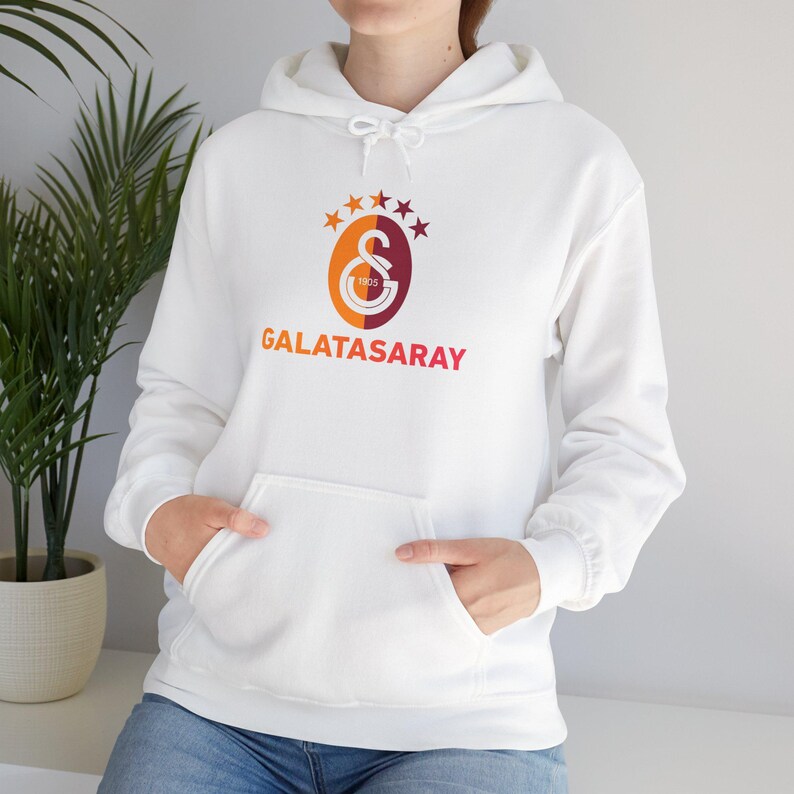 Galatasaray Fan Hoodie | Soccer Club Crest, Turkish Football, Fan Gift, Unisex image 1