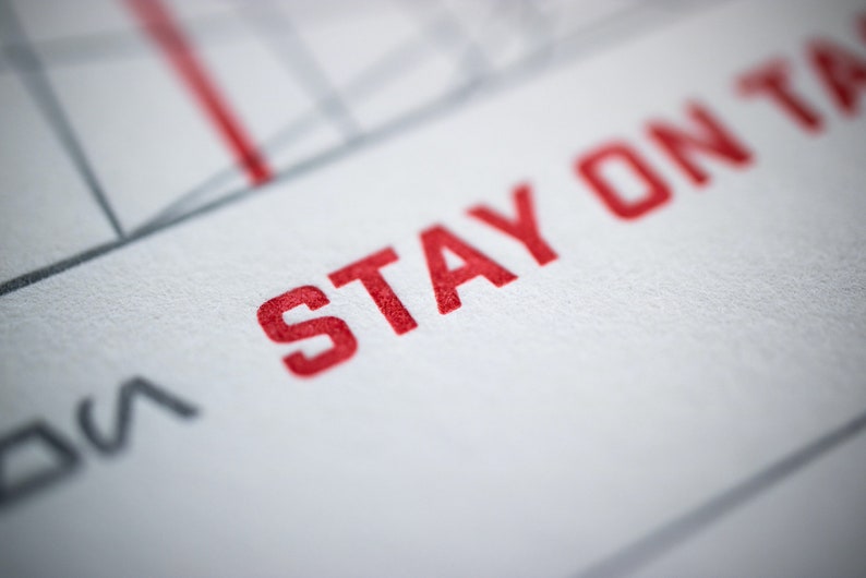 Stay on Target Note Pad Star Wars Letterpressed Note Pad Etsy