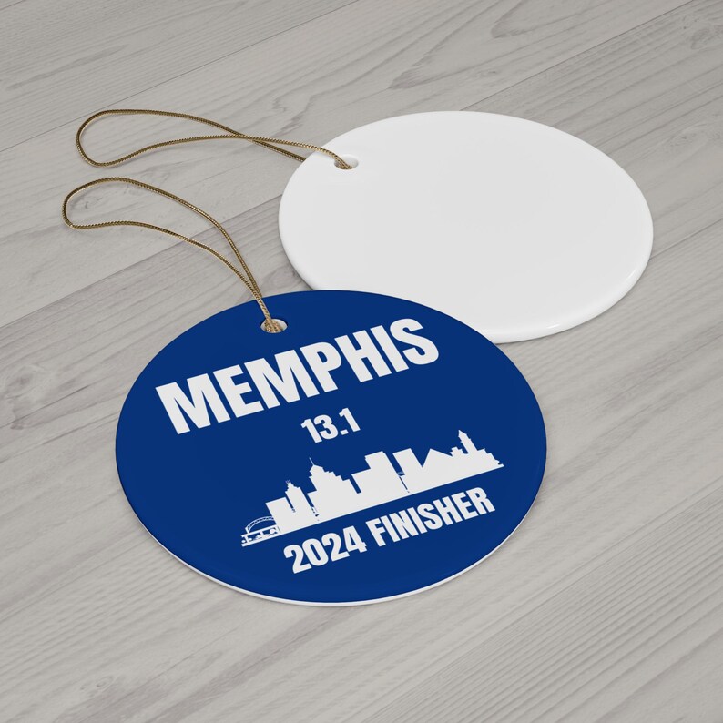 Memphis St Jude Half Marathon 2024 Finisher Ornament, Half Marathon