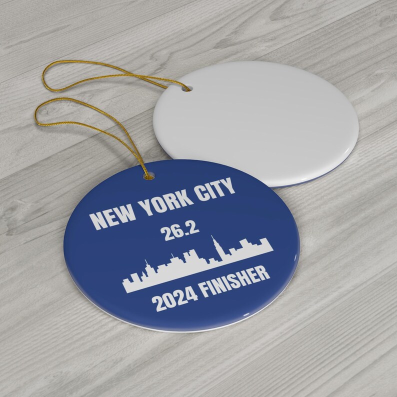 New York City Marathon 2024 Finisher Ornament, Marathon Gift, Gift for
