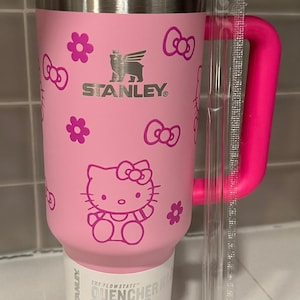 Kitty 40 oz Custom Stainless Steel Tumbler Birthday Mother&#39;s Day Gift