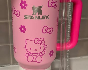 Kitty 40 oz Custom Stainless Steel Tumbler Birthday Mother's Day Gift