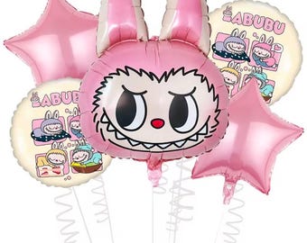 Monster Birthday Balloon Set