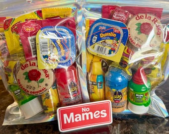 Fiesta Candy Party Favor Taschen: Mexikanische Dulces, Kostenlose Aufkleber