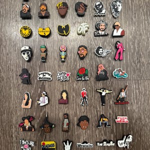 Famous Celebrity Music Artist Rapper Singer Actor Shoe Clog Charms