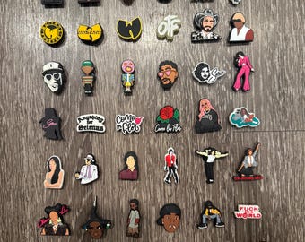Famous Celebrity Music Artist Rapper Singer Actor Shoe Clog Charms