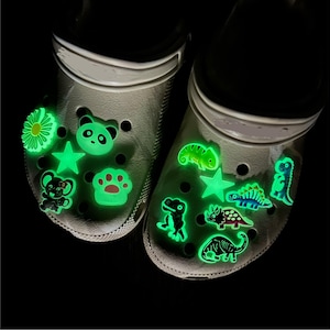 Glow in The Dark! Kids Animal Shoe Clog Charms