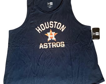 Camiseta sin mangas para mujer New Era Houston Astros MLB, talla 2XL