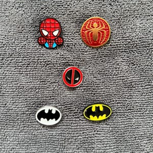 Superhero Enamel Pin Brooches
