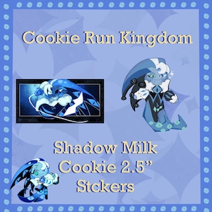 Shadow Milk Cookie 2.5&quot; Stickers