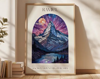 Acotar Ramiel Estampado de montaña / Velaris, Night Court (Descarga digital)