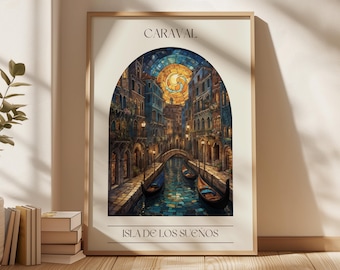 Caraval 'Isla de los Sueños' Art Print | Bookish Decor (Digital Download)