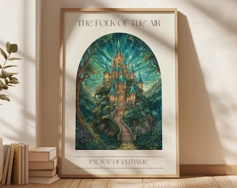 The Cruel Prince Art Print | Palace of Elfhame, Bookish Wall Art (Digital Download)