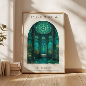 The Cruel Prince Undersea Print Digital Download Elfhame Print The Folk of the Air Print Book Print Bookish Wall Art