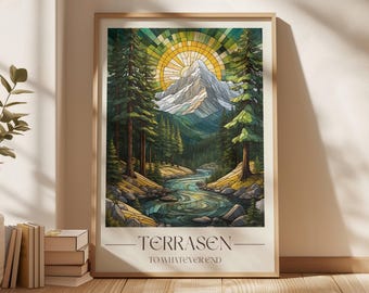 Throne of Glass Terrasen Art Print | Bookish Landscape (Digital Download)