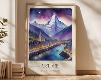 Velaris Print | ACOTAR Bookish Art (Digital Download)