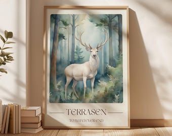 Throne of Glass Art Print | Terrasen Bookish Wall Art (Digital Download)