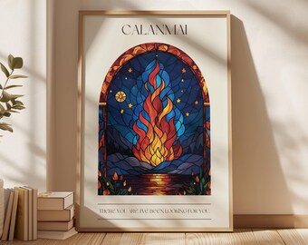 Acotar Calanmai Art Print | Sarah J Maas Bookish Decor (Digital Download)