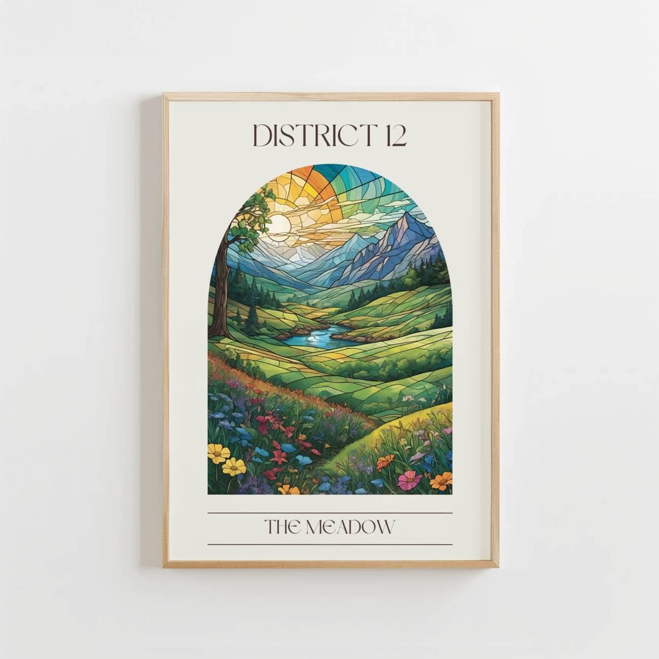 The Hunger Games Meadow Print | District 12 Wall Art (digital